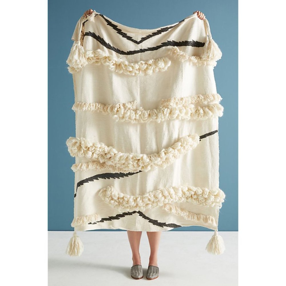 Textured Outre Throw Blanket